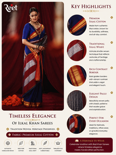 Timeless Elegance of Ilkal Khan Sarees - Inspired by Genelia
