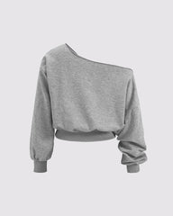 Asymmetric fashion top