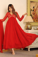 Viscose Georgette Dharvi Alia Cut Set