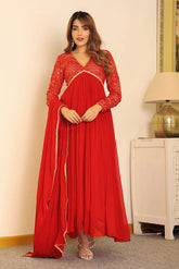 Viscose Georgette Dharvi Alia Cut Set