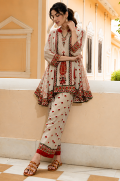 Zariya Ethnic Crepe Co-Ord Set