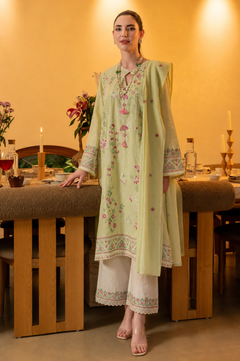 Royal Look Embroidered Straight Fit Ethnic Suit