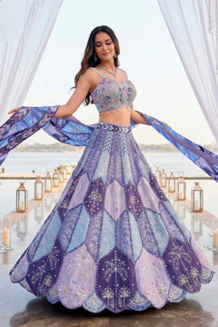 Neelambari Noor Embroidered Lehenga Set