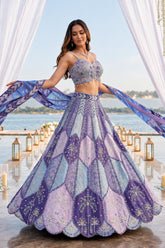 Neelambari Noor Embroidered Lehenga Set
