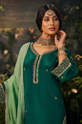 Naaz-Suit Set With Banarasi Pant