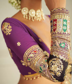 Embellished saree for grand occasions