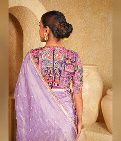 Viscose tissue saree