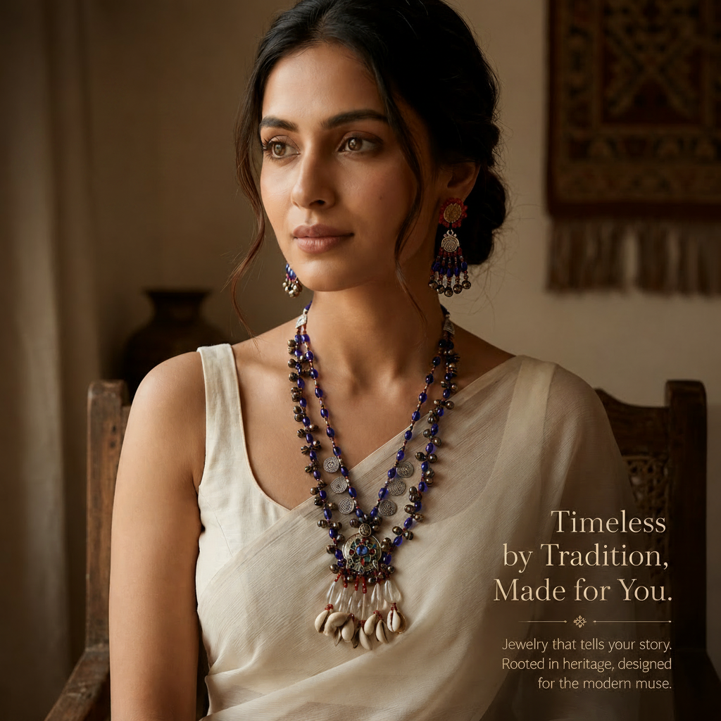 Zivara Afghan Heritage Necklace Set