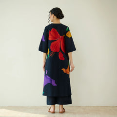 Nazm Floral Cotton Kurta Set