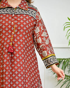 Kashvi Heritage Chanderi Kurta Set