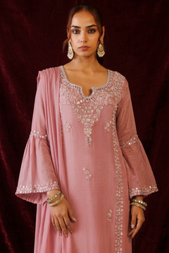 Gulabi Sitara Embroidered Suit Set