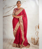 Maroon georgette blouse