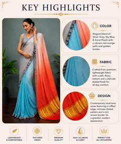 Gujrati Gaji Silk Rasmandal Bandhej saree with blouse
