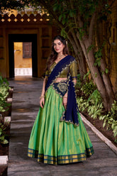 Kanchipuram Silk Zari Lehenga Set