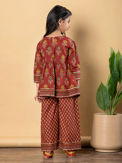Jam Cotton Printed Kurta Pant Set