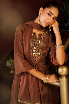 Noor-e-Mehfil Mirror Work Palazzo Set
