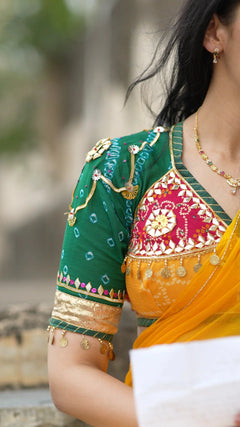 Rajputana Rani Gota Patti Angi saree with blouse