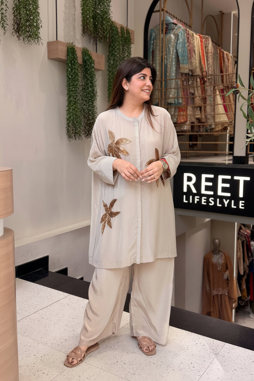 Sunehara Embroidered Co-ord Set