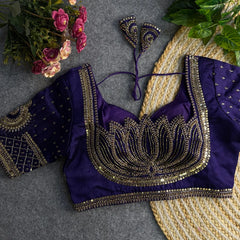 Rajvanya Royal Lotus Bridal Blouse