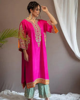 Heavy Chinon Sequence Kurti Palazzo Set – By Reet Lifestyle