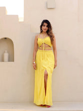 Daisy Braided Yellow Dress