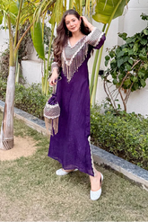 Zarina Fringe Luxe Kaftan – By Reet Lifestyle