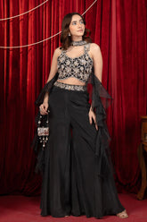 Statement Black Indo-Western Set- By Reet Lifestyle