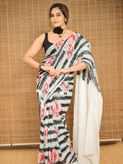 Roseate Pure Mul Cotton Saree