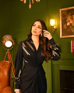 Evening party shirtdress