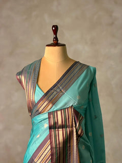Kesar Royale Silk Semi Banarasi Saree