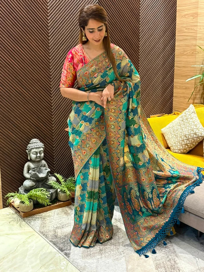 Ziyaara Luxe Georgette Saree
