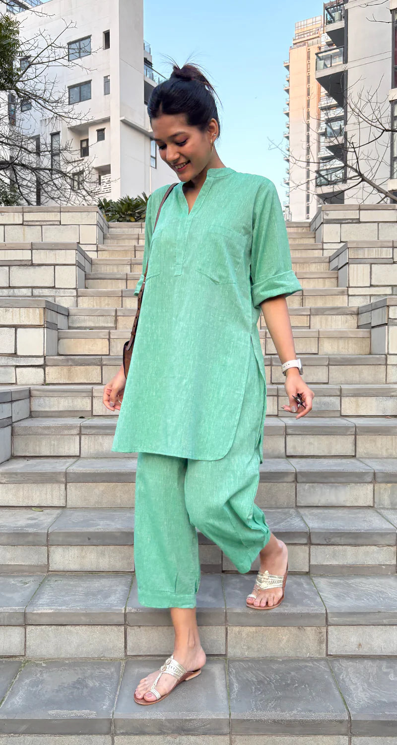 Relaxed Fit Off-White Set