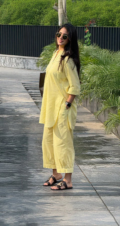 Relaxed Fit Off-White Set