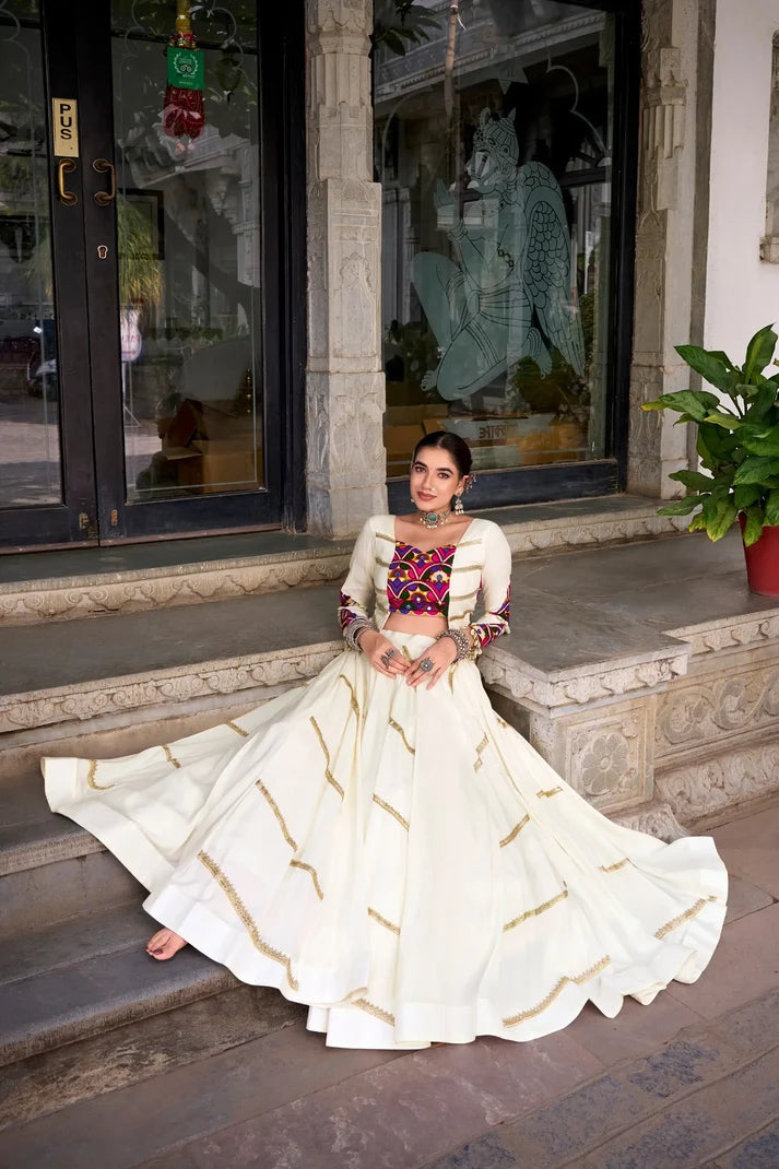 Aarohi Gamthi Mirror Festive Chaniya Choli