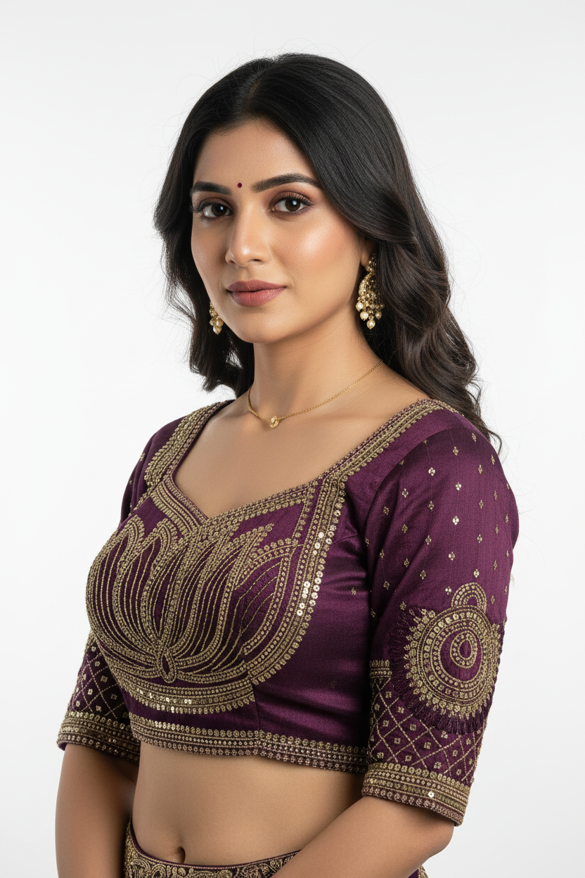 Rajvanya Royal Lotus Bridal Blouse