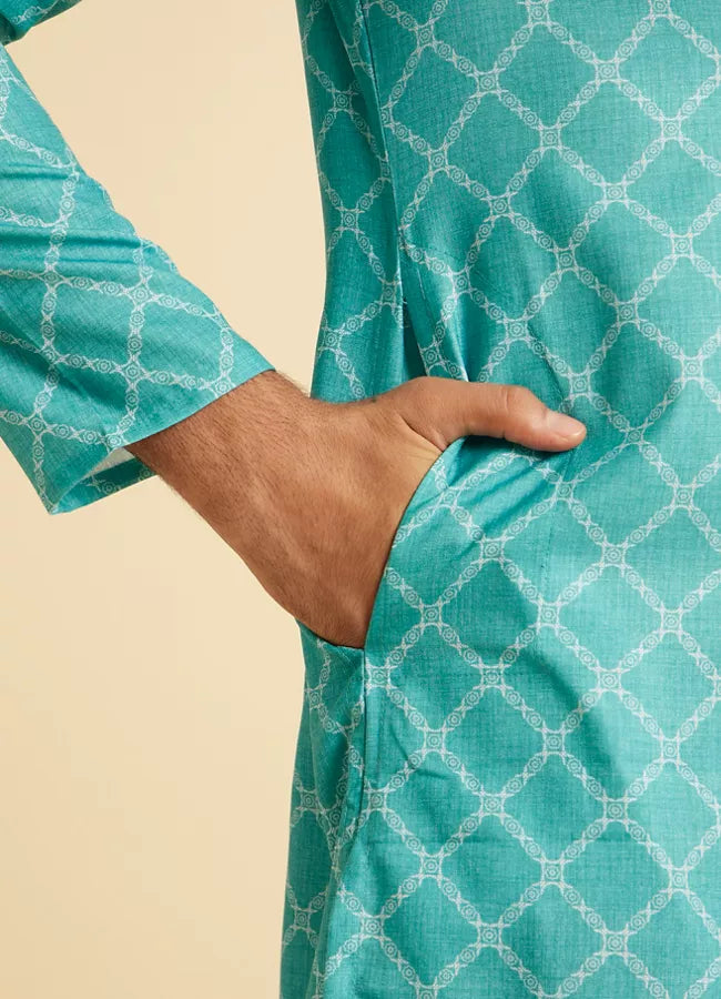 Haldi Rekha Printed Kurta