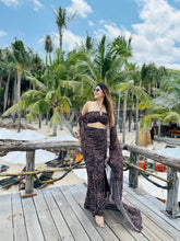 Midnight Wild Print Vacation Set