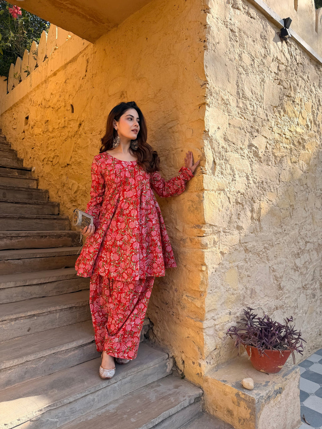 Zareen Gulistan Cotton Farshi Suit Set