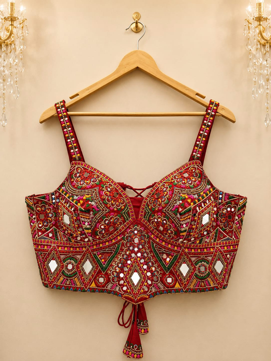 Rajrani Navrang Mirror Corset Blouse ✨