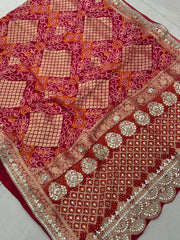 Zardosi Embroidered Saree