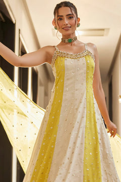 Glow Getter Chinnon Anarkali Set