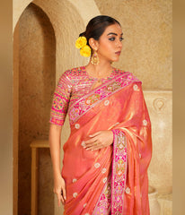 Pink georgette blouse