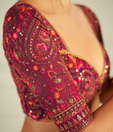 Evening wear saree and blouse