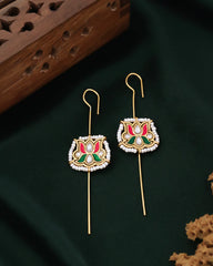 Antara Designer Ear-Cuff Earrings- By Reet Lifestyle