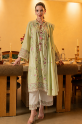Royal Look Embroidered Straight Fit Ethnic Suit