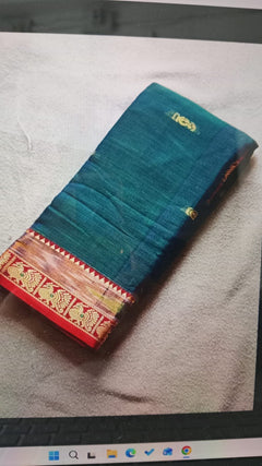 Peacock and Patolla Rich Zari Woven Border Saree