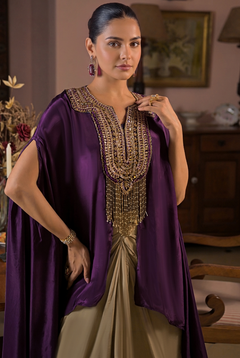 Amethyst Jharokha Festive Ensemble Set