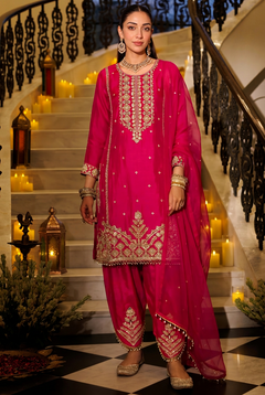 Rani Darbar Embroidered Festive Suit Set