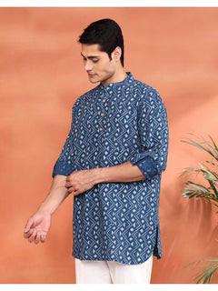 Neel Sutra Cotton Kurta