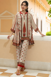 Zariya Ethnic Crepe Co-Ord Set